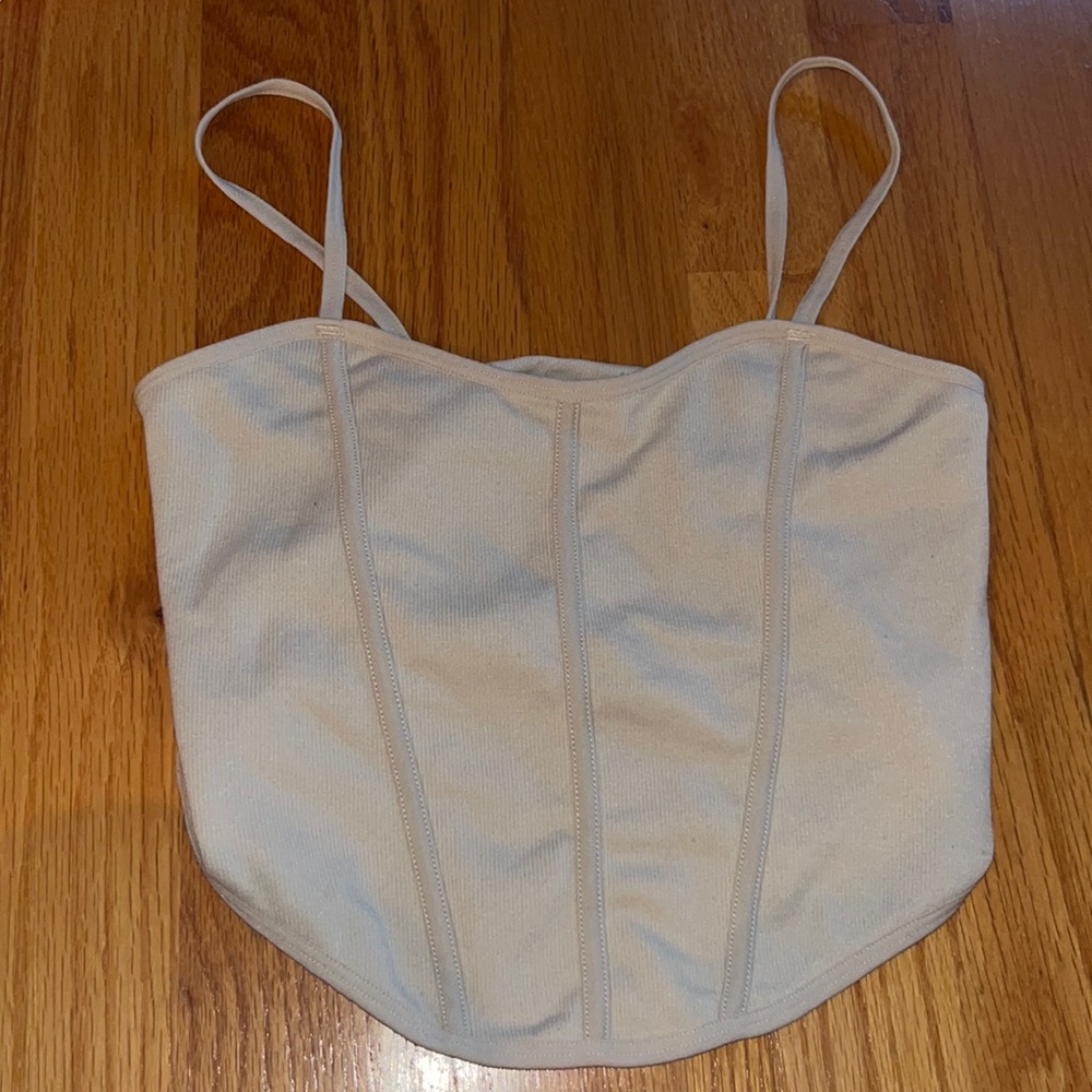 Cream Garage Tank (Size XS)
